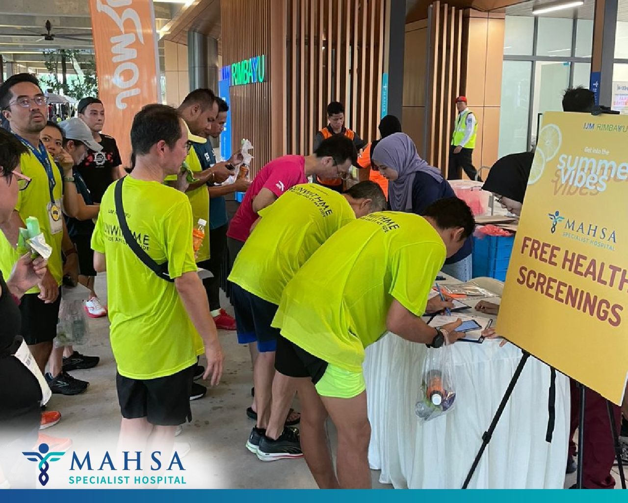 IJM Rimbayu Runs for Health with MAHSA Specialist Hospital