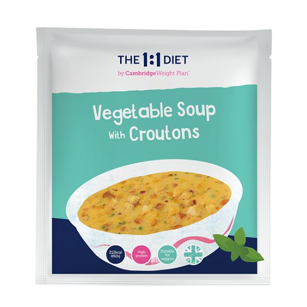 Cambridge 1:1 Diet Plan : (Vegetable Soup with Croutons)