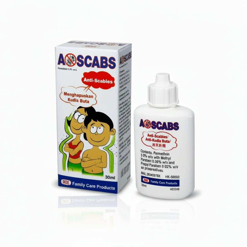 A-SCAB (PERMETHRIN) 5% 30ML LOTION