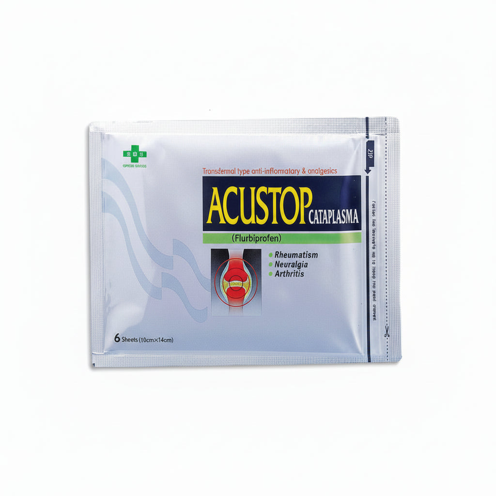 ACUSTOP (FLURBIPROFEN )40MG PATCH 6'S