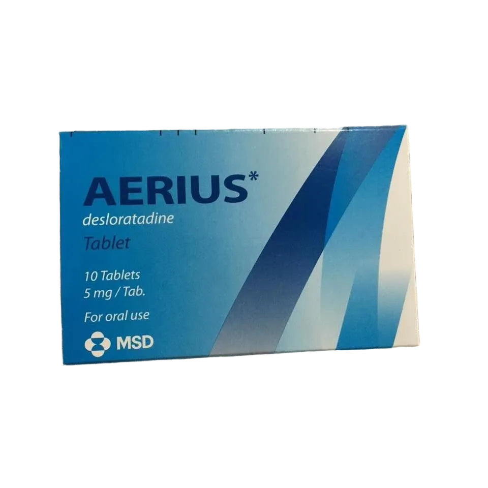 AERIUS (DESLORATADINE) 5MG TABLET  10'S