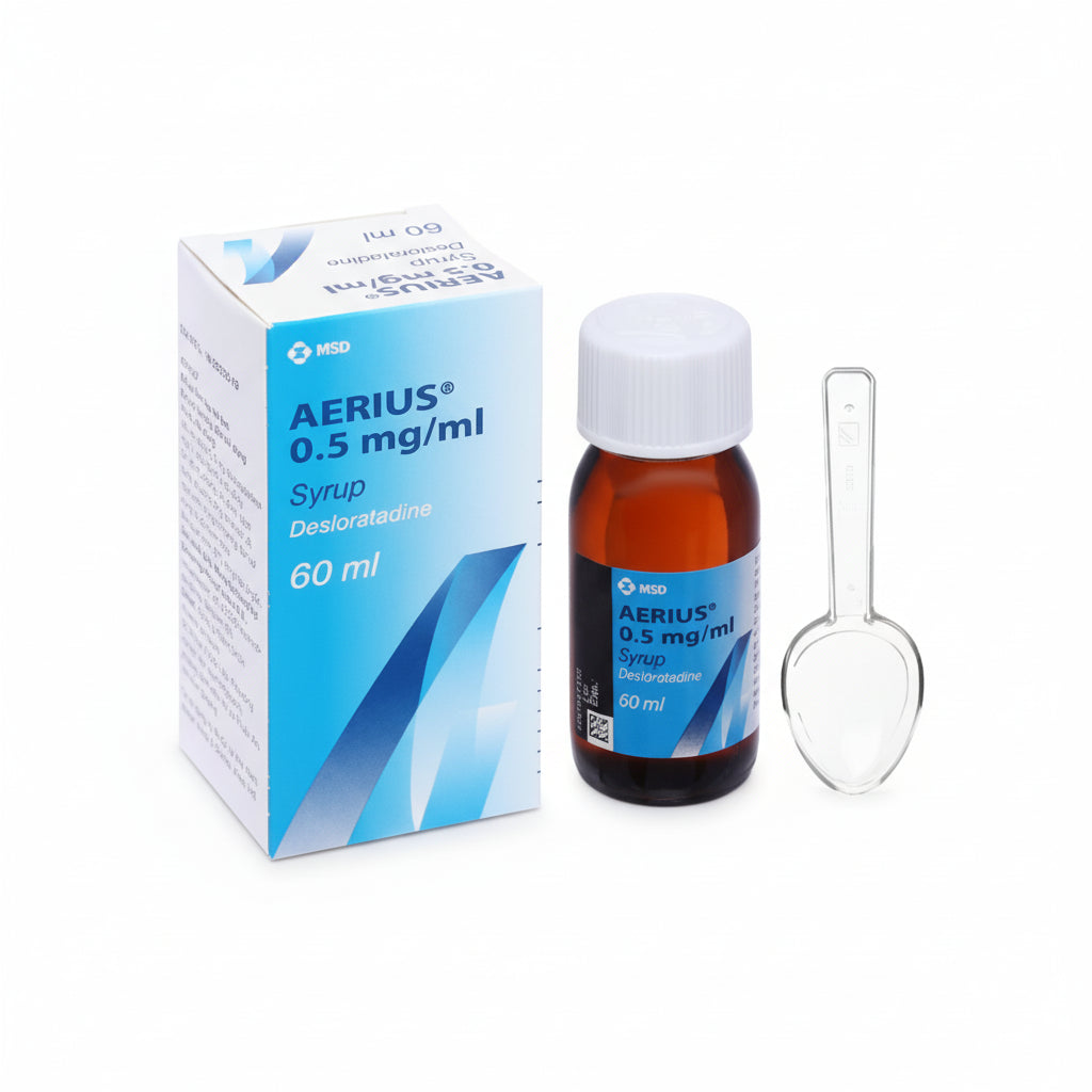 AERIUS (DESLORATADINE) 0.5MG/ML SYRUP 60ML
