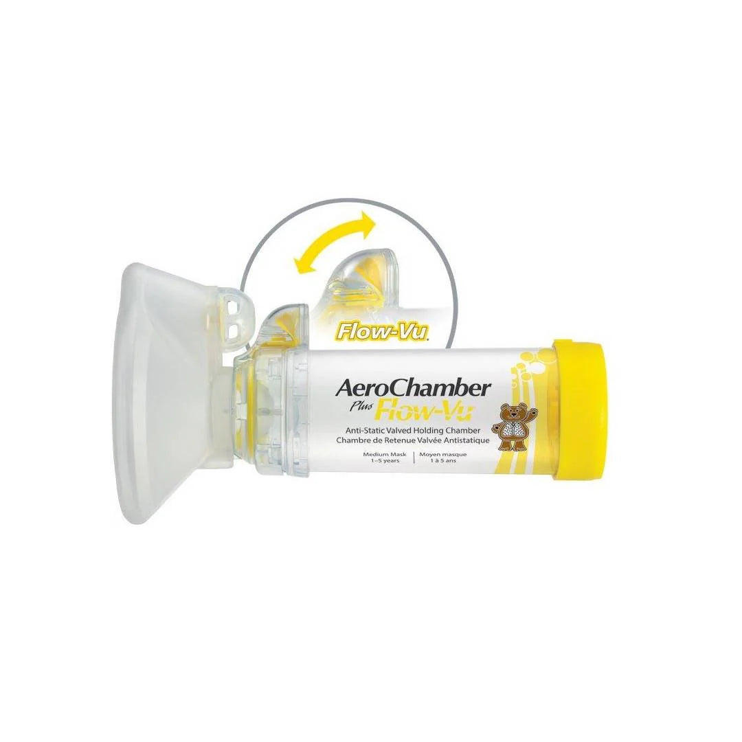 AEROCHAMBER PLUS FLOW-VU CHILD (YELLOW)