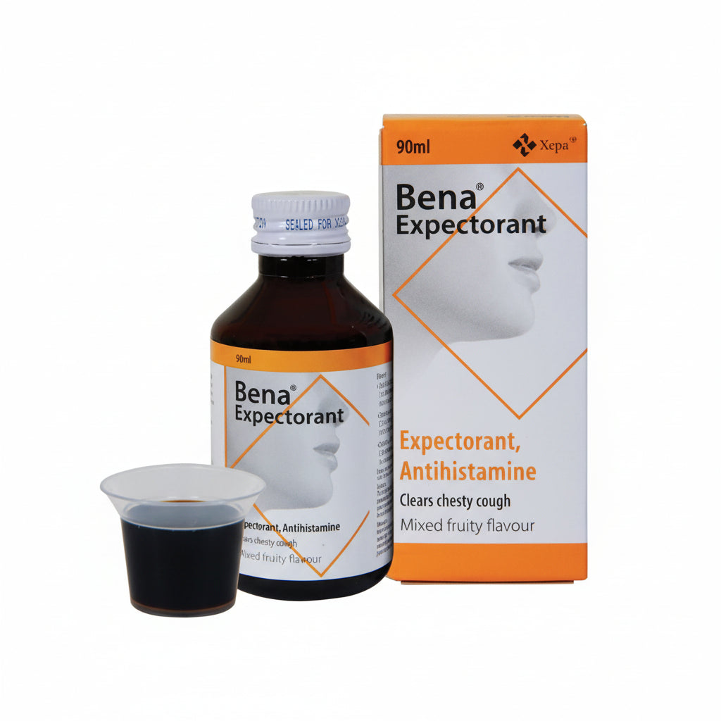 BENA (DIPHENHYDRAMINE) 14MG/5ML COUGH SYRUP 90ML