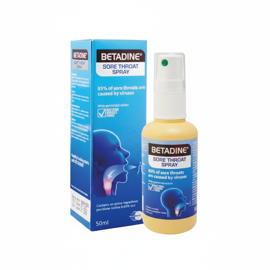 Betadine 0.45% Throat Spray 50ml