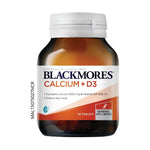 Blackmores Calcium + D3 supplement bottle on a white background