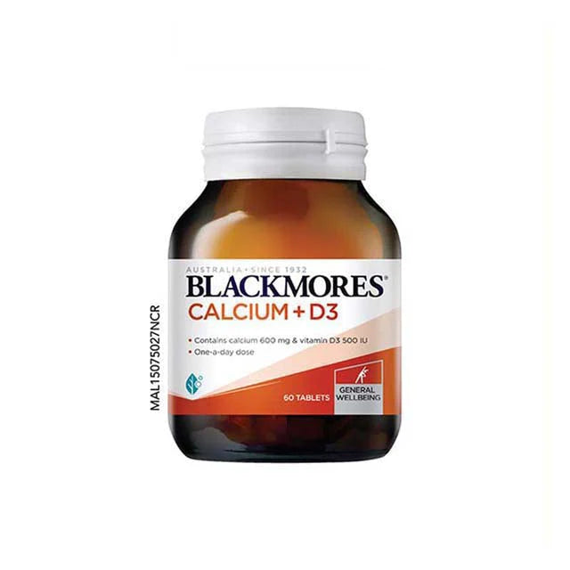 BLACKMORES CALCIUM + D3 (600MG/500IU) TAB 60'S