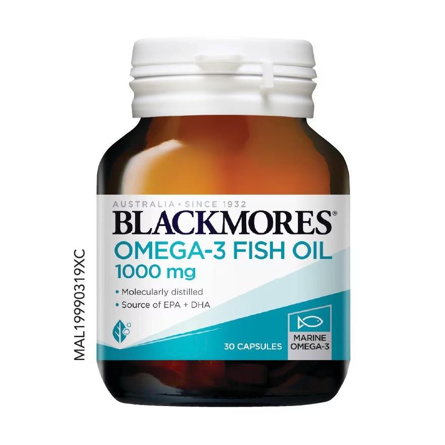 BLACKMORES OMEGA-3 FISH OIL 1000MG CAP 30'S
