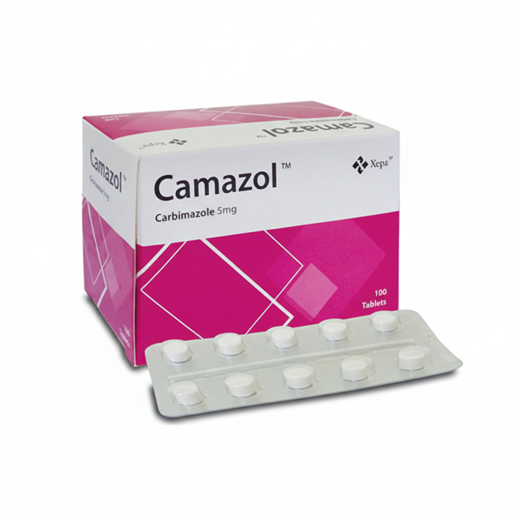 CAMAZOL (CARBIMAZOLE) 5MG TABLET (100s)