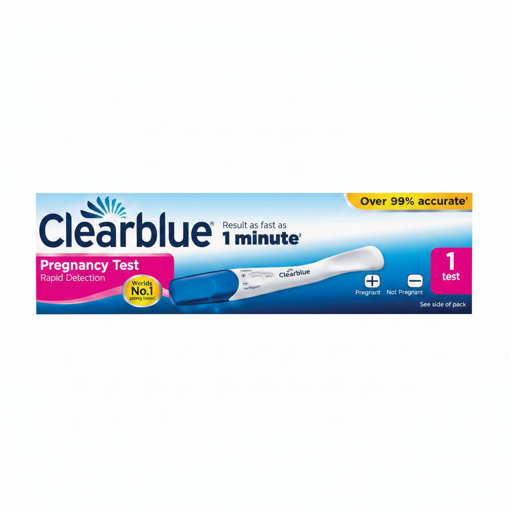 CLEARBLUE RAPID DETECTION PREGNANCY TEST 1'S