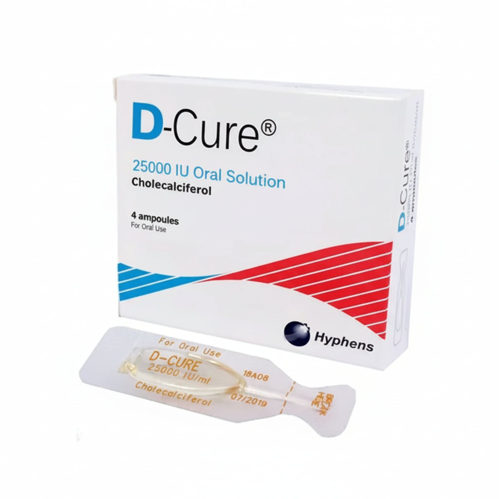 D- CURE (CHOLECALCIFEROL) 25000IU AMPOULE 4'S