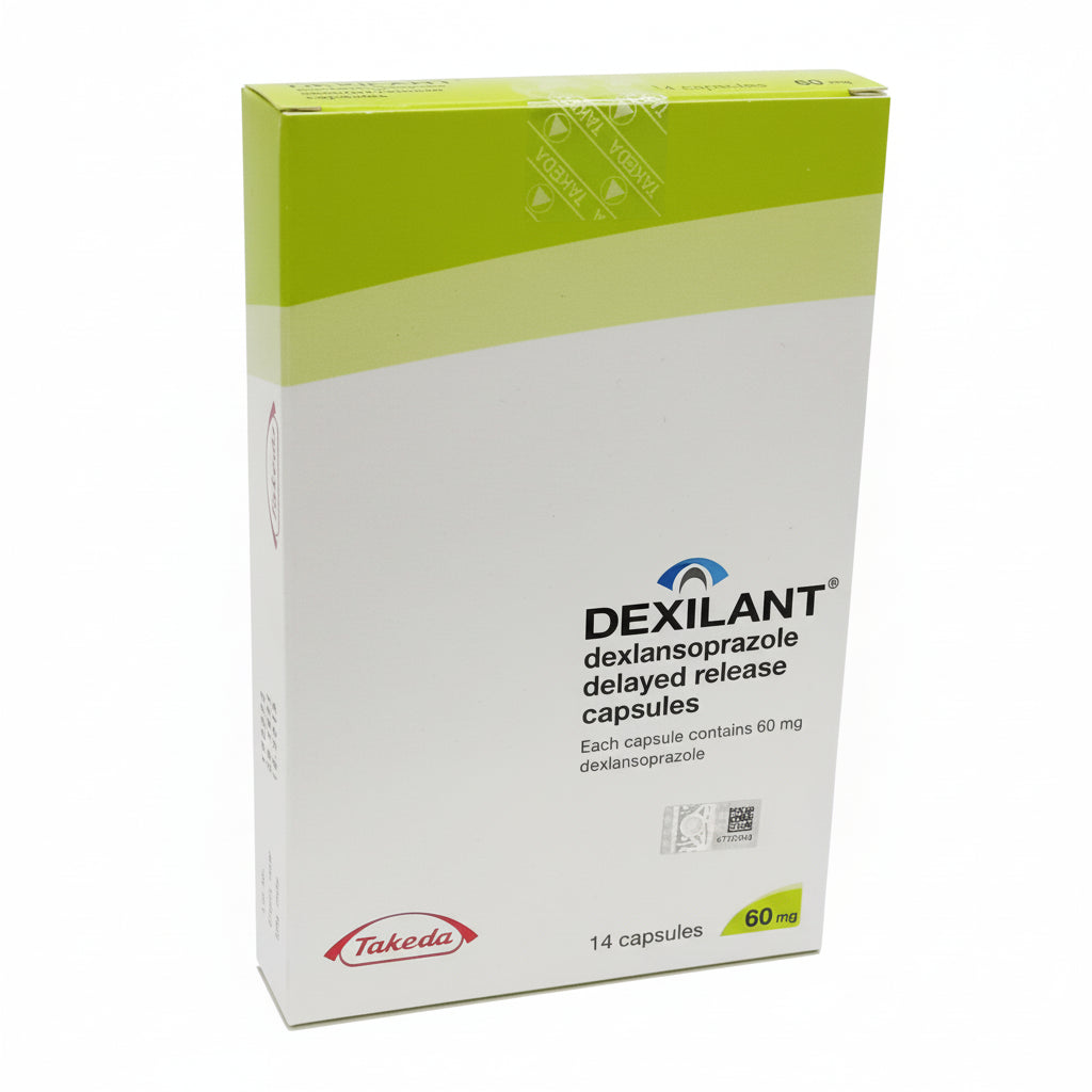 DEXILANT (DEXLANSOPRAZOLE) 60MG CAPSULE 14'S