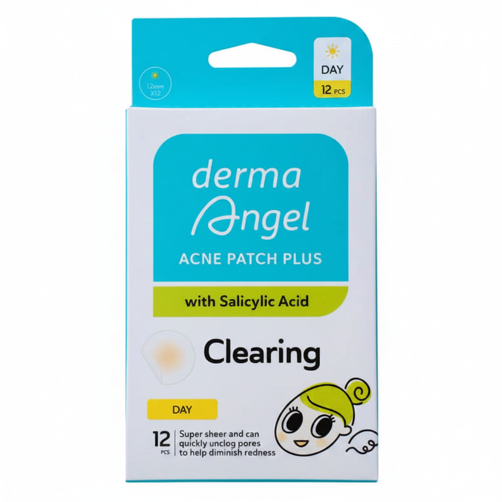 DERMA ANGEL SALICYLIC ACID ACNE PATCH (DAY) 12'S
