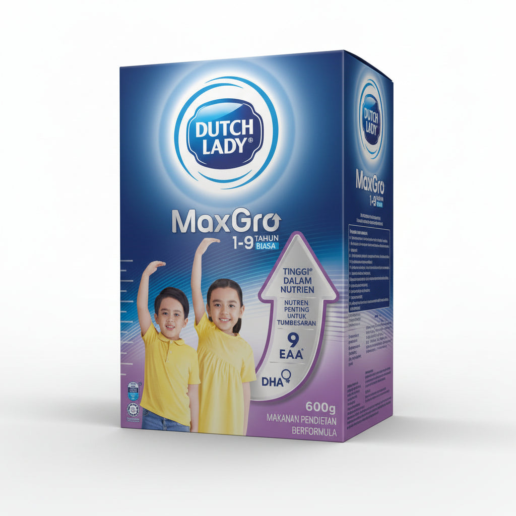 DUTCH LADY MaxGro 1-9 YEARS 600G