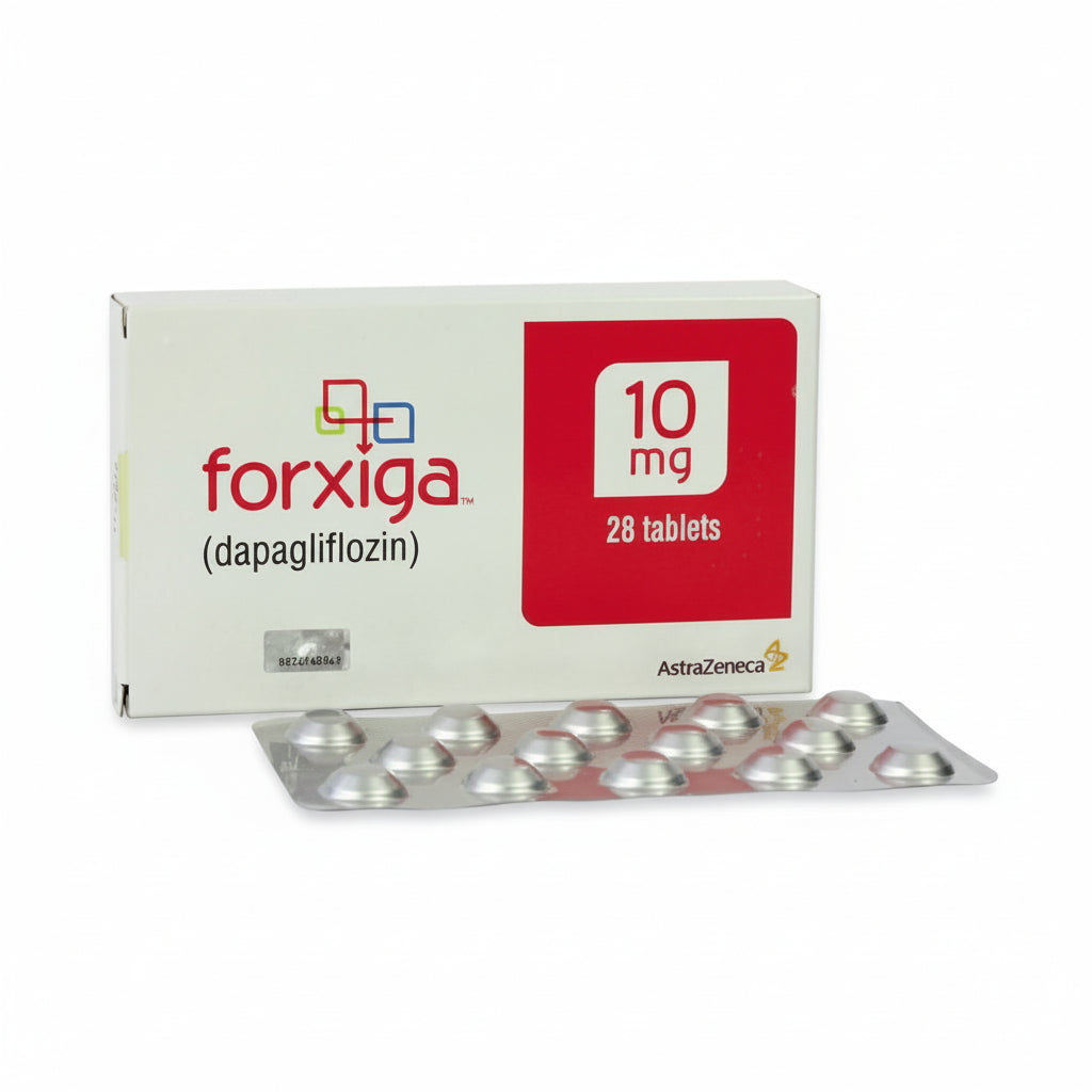 FORXIGA (DAPAGLIFLOZIN) 10MG TABLET 28'S