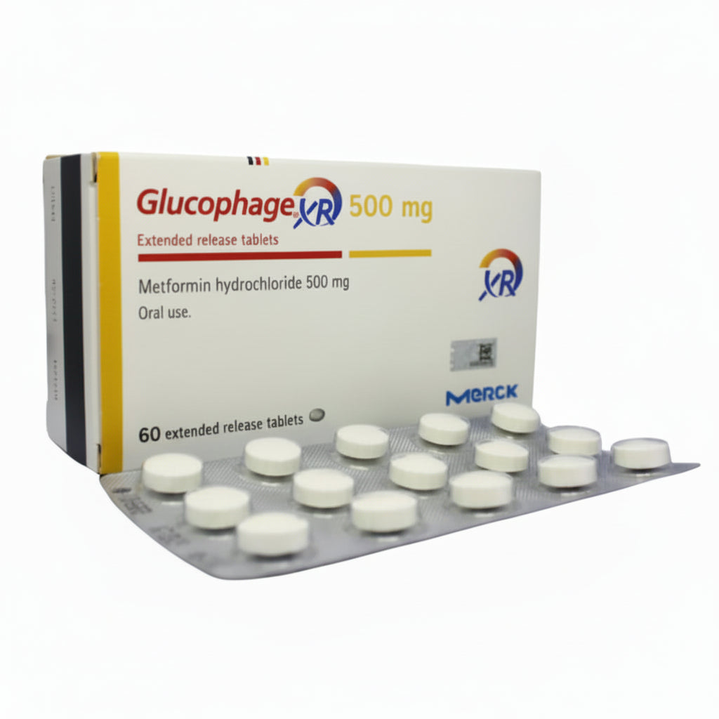 GLUCOPHAGE XR (METFORMIN) 500MG TAB 60'S