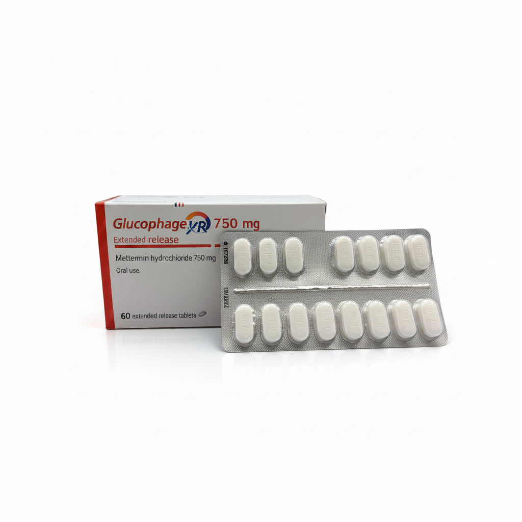 GLUCOPHAGE XR (METFORMIN ) 750MG TAB 60'S