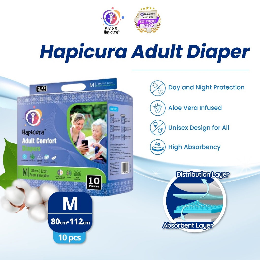 HAPICURA ADULT DIAPER SIZE M
