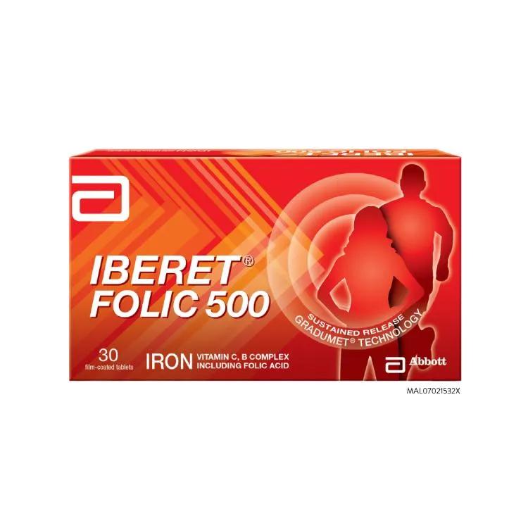 IBERET FOLIC 500 TABLET