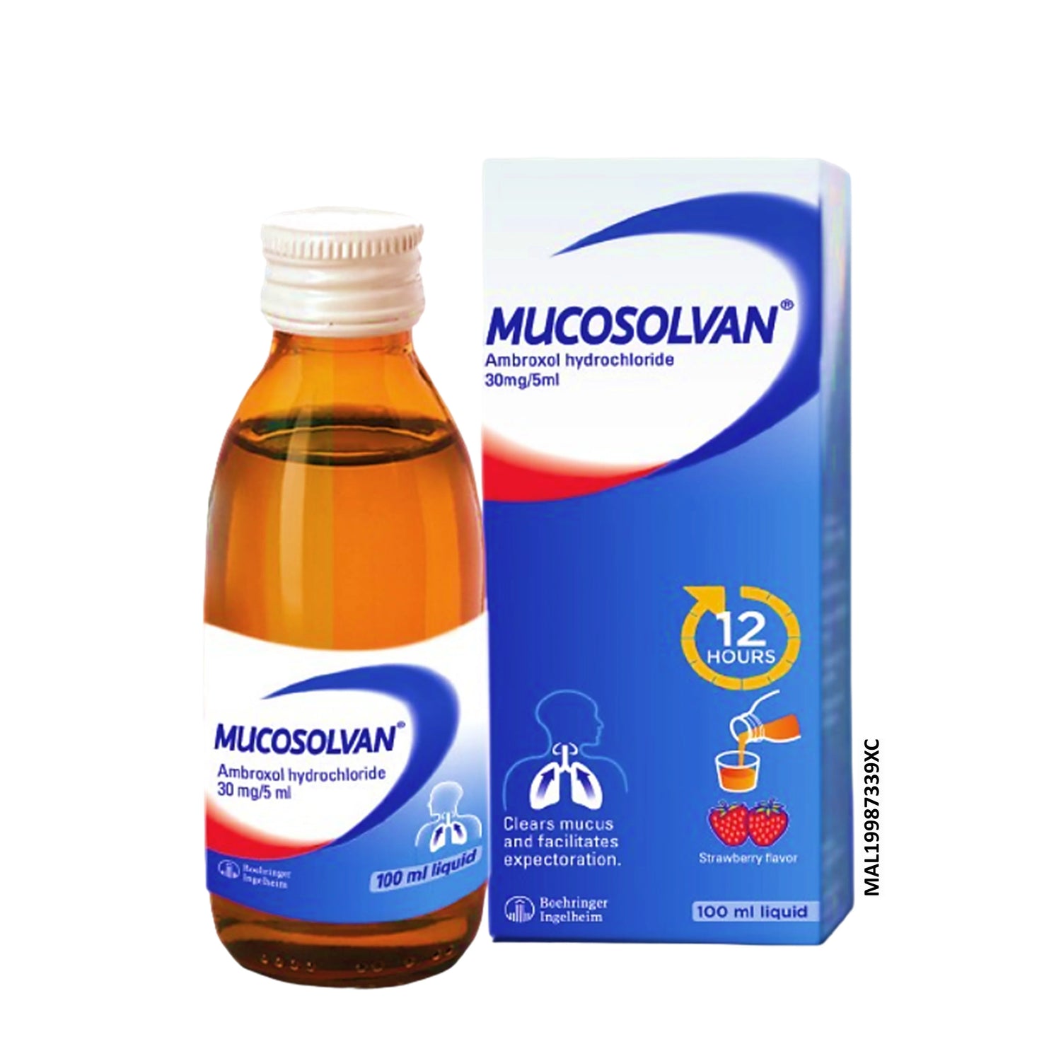 MUCOSOLVAN (AMBROXOL) 30MG/5ML SYR 100ML
