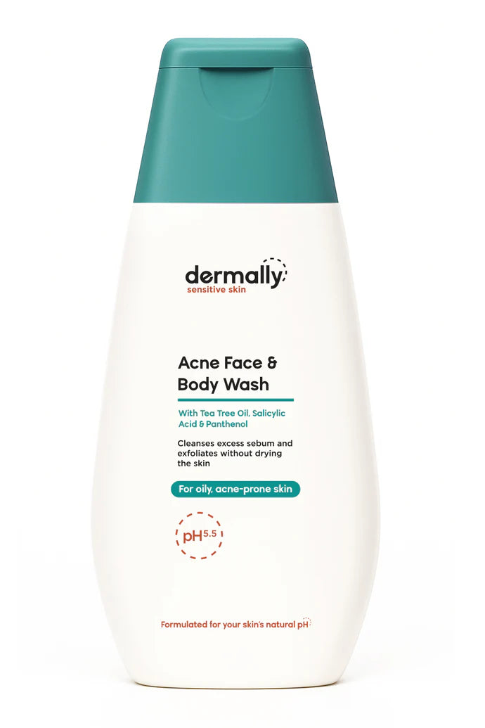 Dermally Sensitive Skin Acne Face & Body Wash 200ml