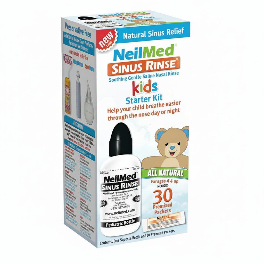 NEILMED KIDS SINUS RINSE STARTER KIT 30'S