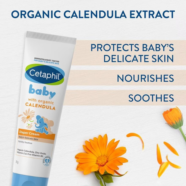 Cetaphil Baby Diaper Cream with Organic Calendula 70G