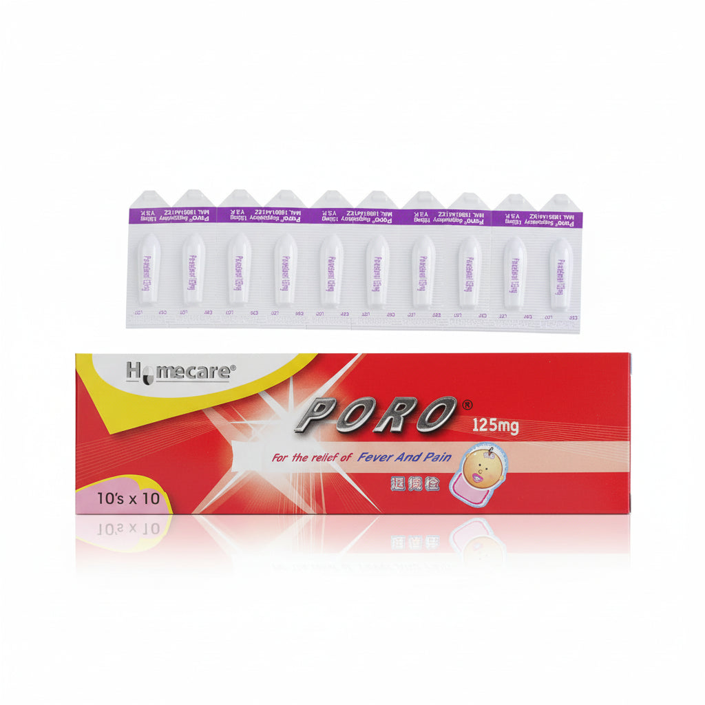 PARACETAMOL 125MG SUPP 10'S
