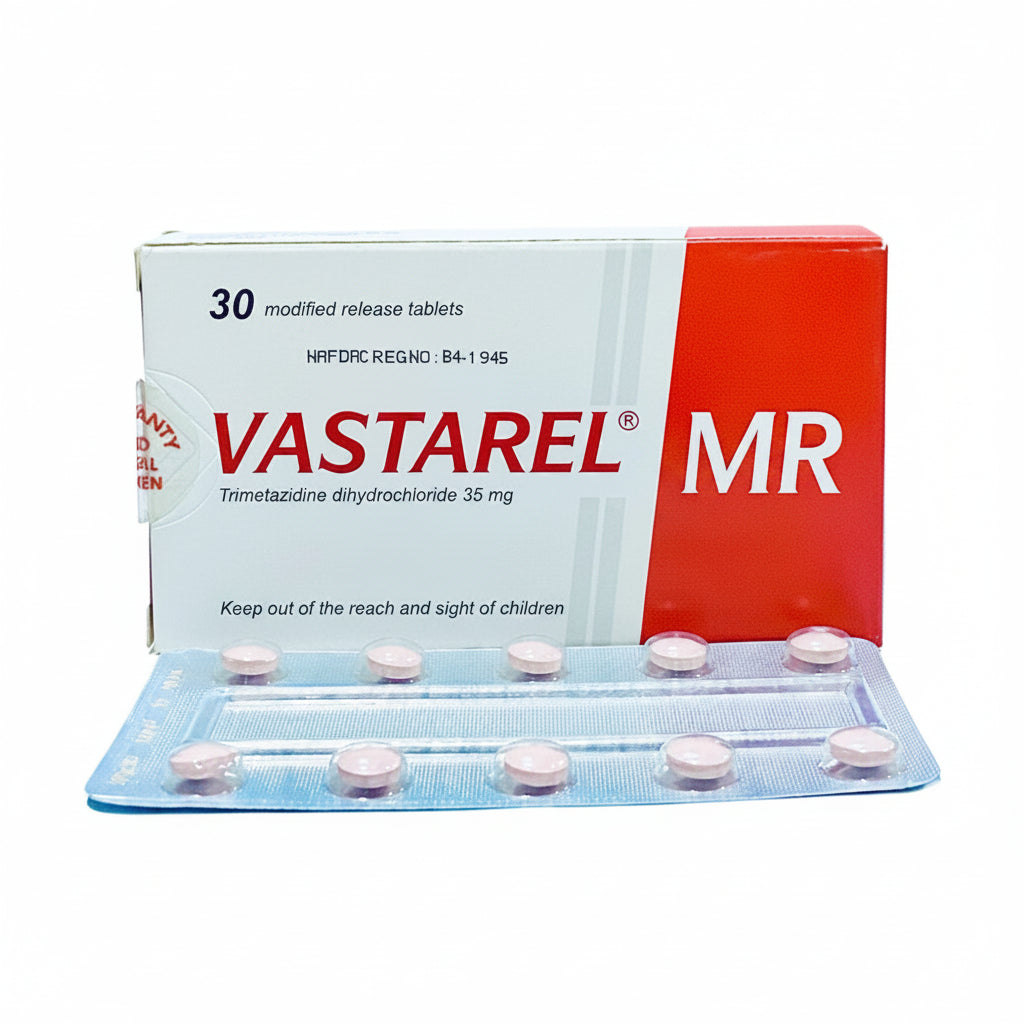 VASTAREL MR (TRIMETAZIDINE) 35MG TAB 30'S