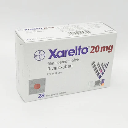 XARELTO (RIVAROXABAN) 20MG TABLET 28'S