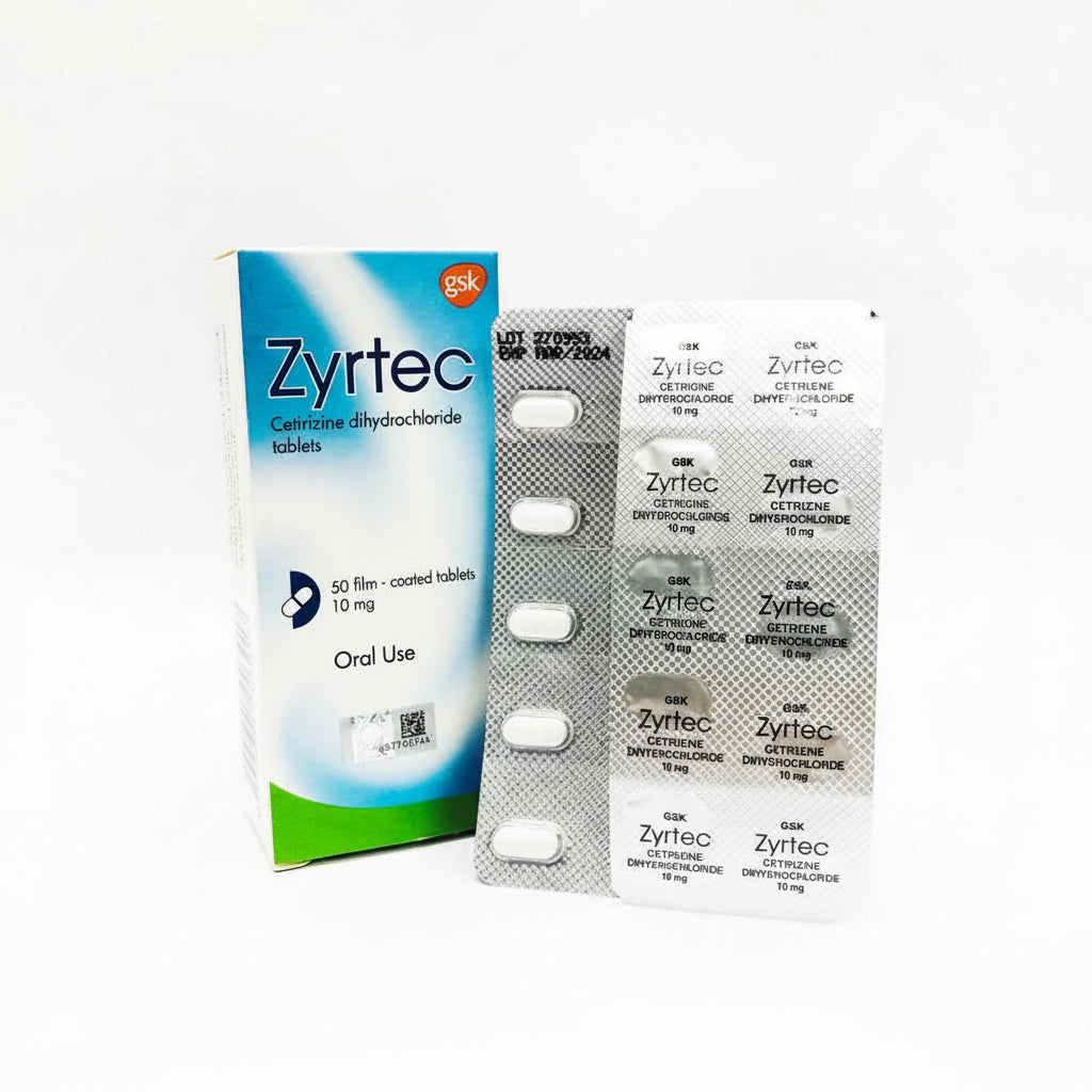ZYRTEC (CETIRIZINE) 10MG TAB 10'S
