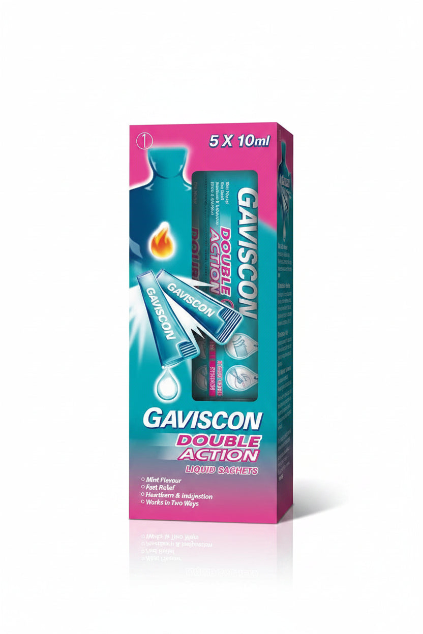 GAVISCON DOUBLE ACTION LIQUID 10ML 5S