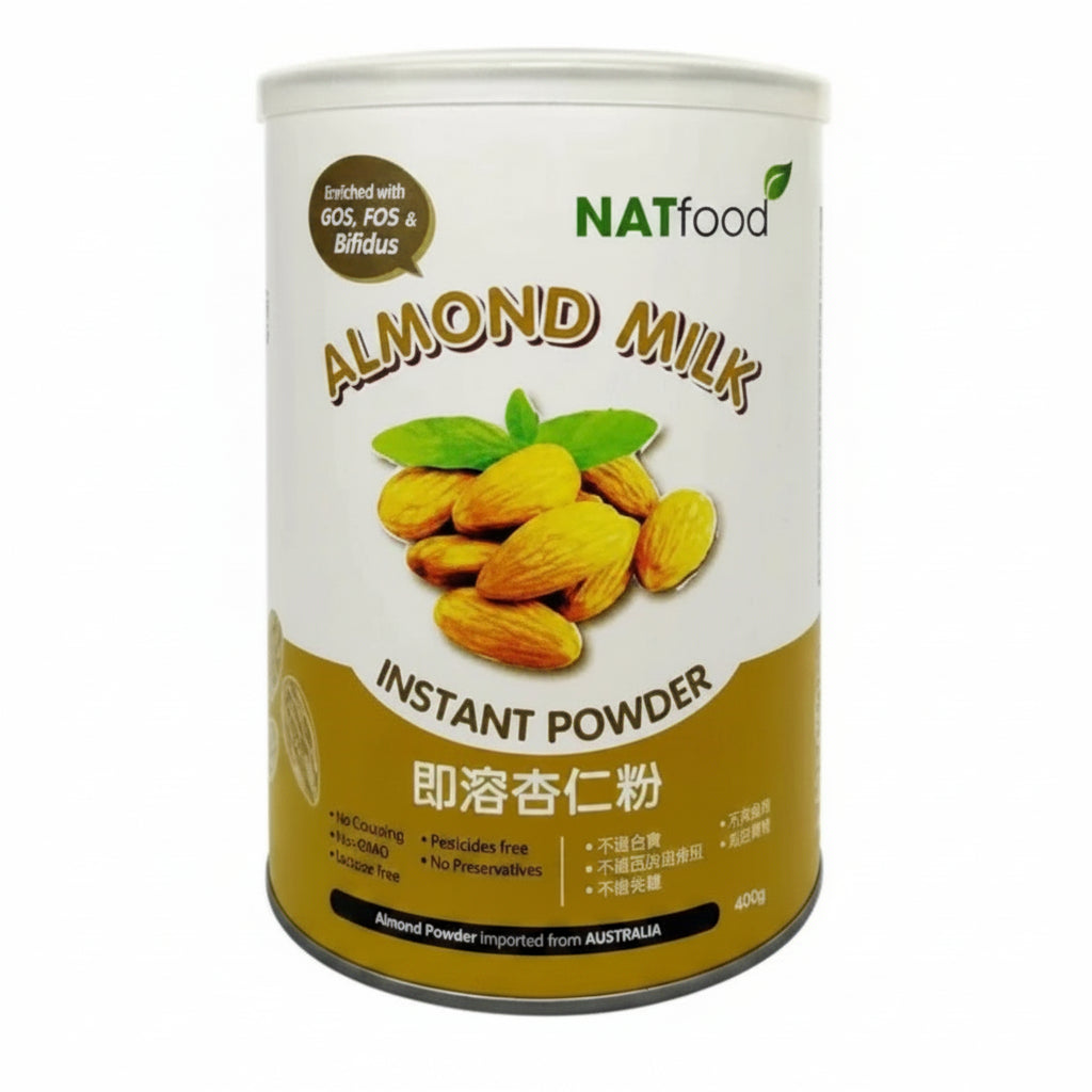 NATFOOD ALMOND MILK POWDER 400GM