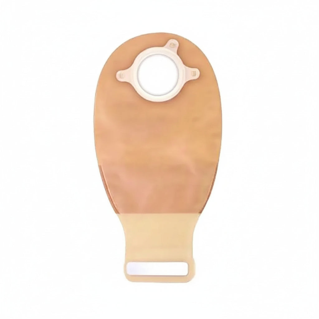 NATURA+DRAINABLE POUCH W/FILTER & INVISICLOSE 57MM TRANSPARENT (416419)
